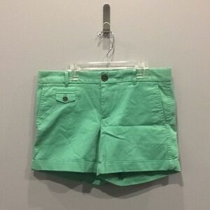 Banana Republic City‎ Fit Chino Light Green Shorts